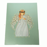 pop-up biddende engel