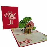 pop-up boomhut kaart