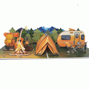 pop-up camping kaart
