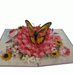 pop-up geluksbloem kaart