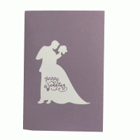 Pop-up huwelijk boog kaart