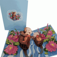 pop-up luiaard kaart