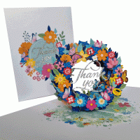 pop-up thank you kaart