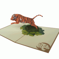 pop-up tijger kaart