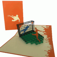 pop-up voetbal kaart