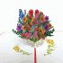 pop-up bloemenmand met vlinder kaart