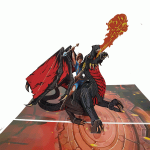 pop-up draak kaart