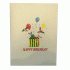 pop-up happy birthday cadeau kaart