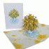 pop-up narcis in vaas kaart