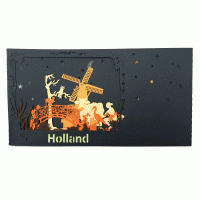 Holland-2 3D gekleurde kaart 